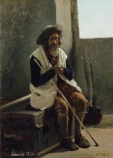 A Man 1826 Jean-Baptiste Camille Corot 1796-1875 	Museum of Fine Arts Boston  19.79